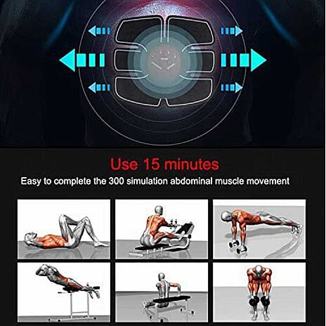 EMS Technology Micro- Electronic Gym Arms and Abs EMS Trainer