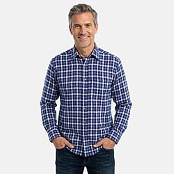 Jj Willis Mens Casual Checker Shirt