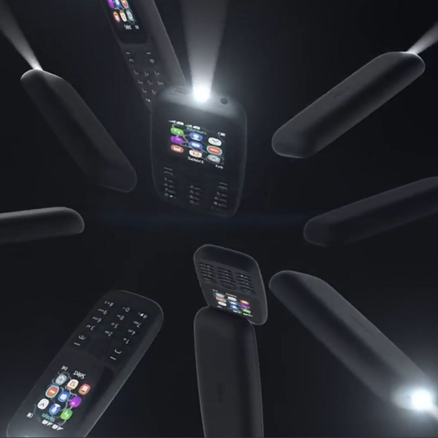 Nokia Mobile 105 with Dual Sim Slot - Black