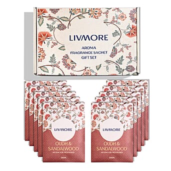 https://tjcuk.sirv.com/Products/83/7/8373670/Livmore-10-Pack-Oudh-Sandalwood-Aroma-Fragrance-Scented-Sachets-20g_8373670.jpg?w=342&h=342