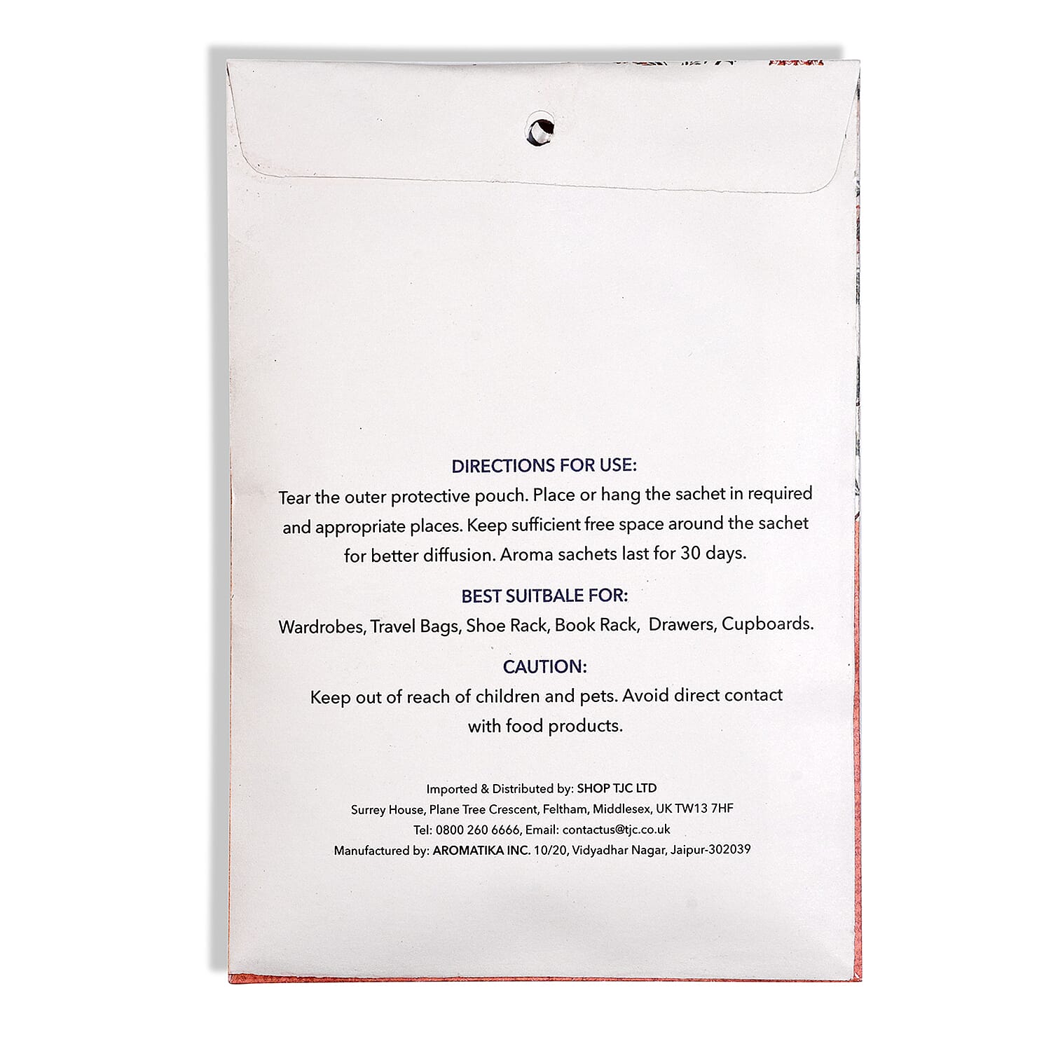 Livmore 10-Pack Amber & Oudh Fragrance Scented Sachets - 20g