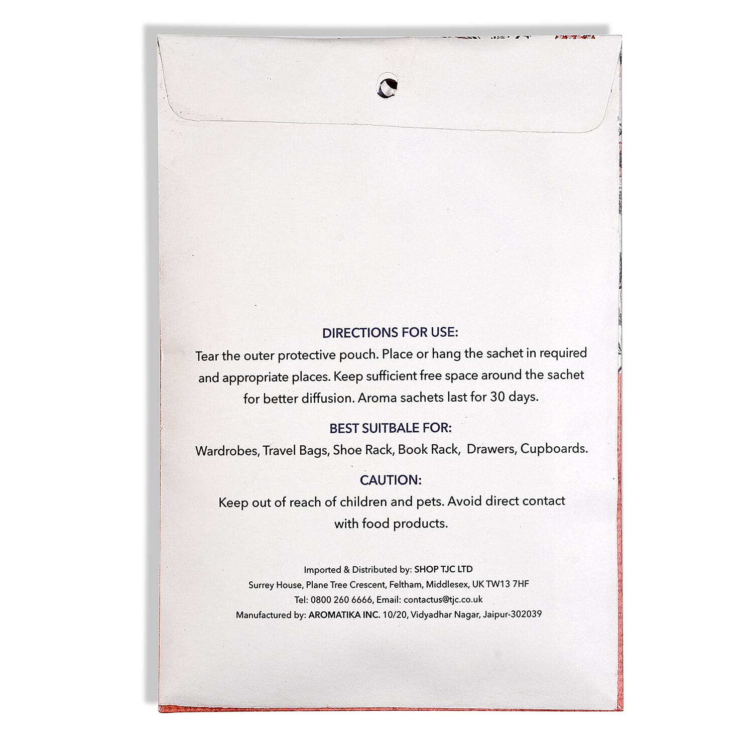 Livmore 10-Pack Fresh Linen Scented Fragrance Sachets - 20g
