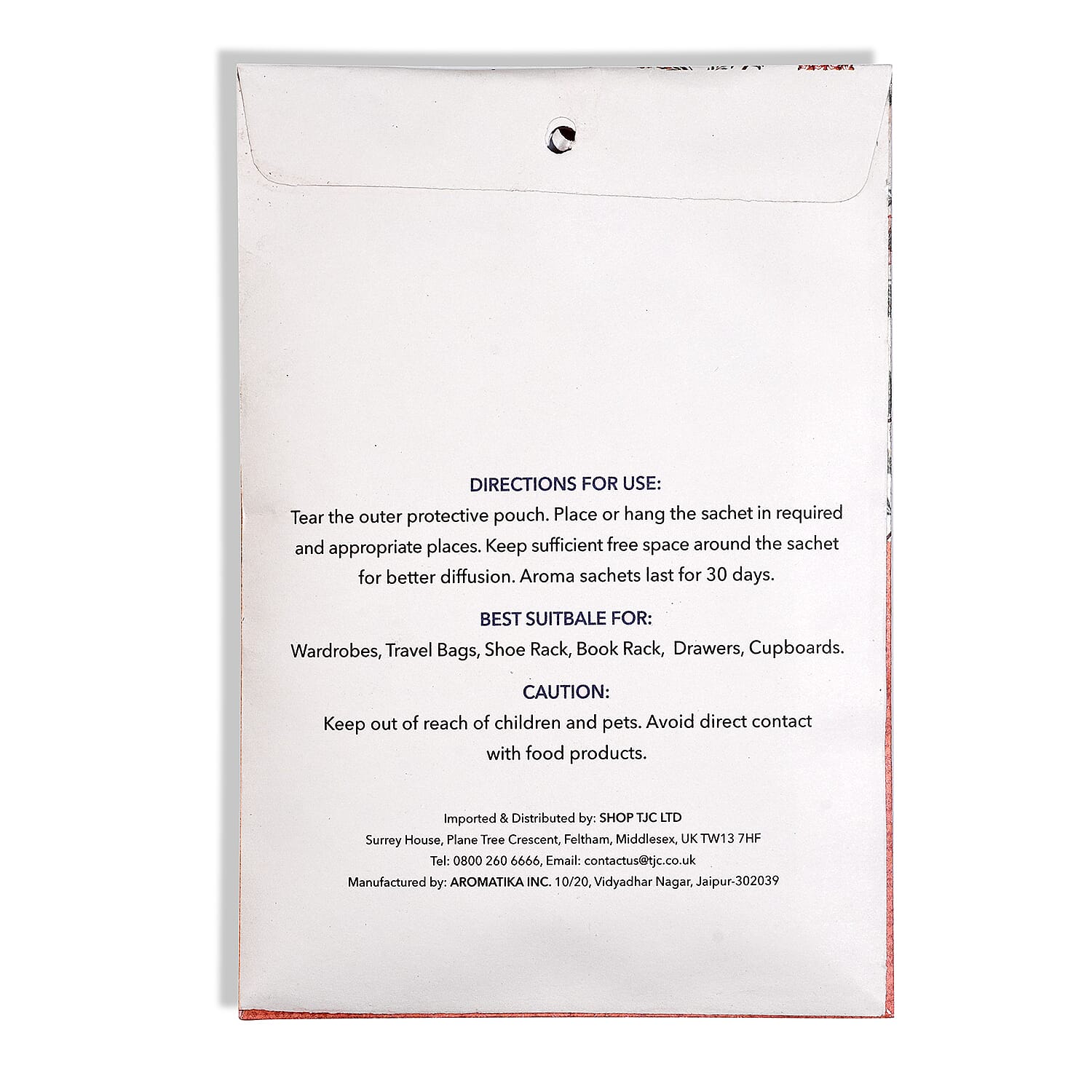 Livmore 10-Pack Fresh Linen Scented Fragrance Sachets - 20g