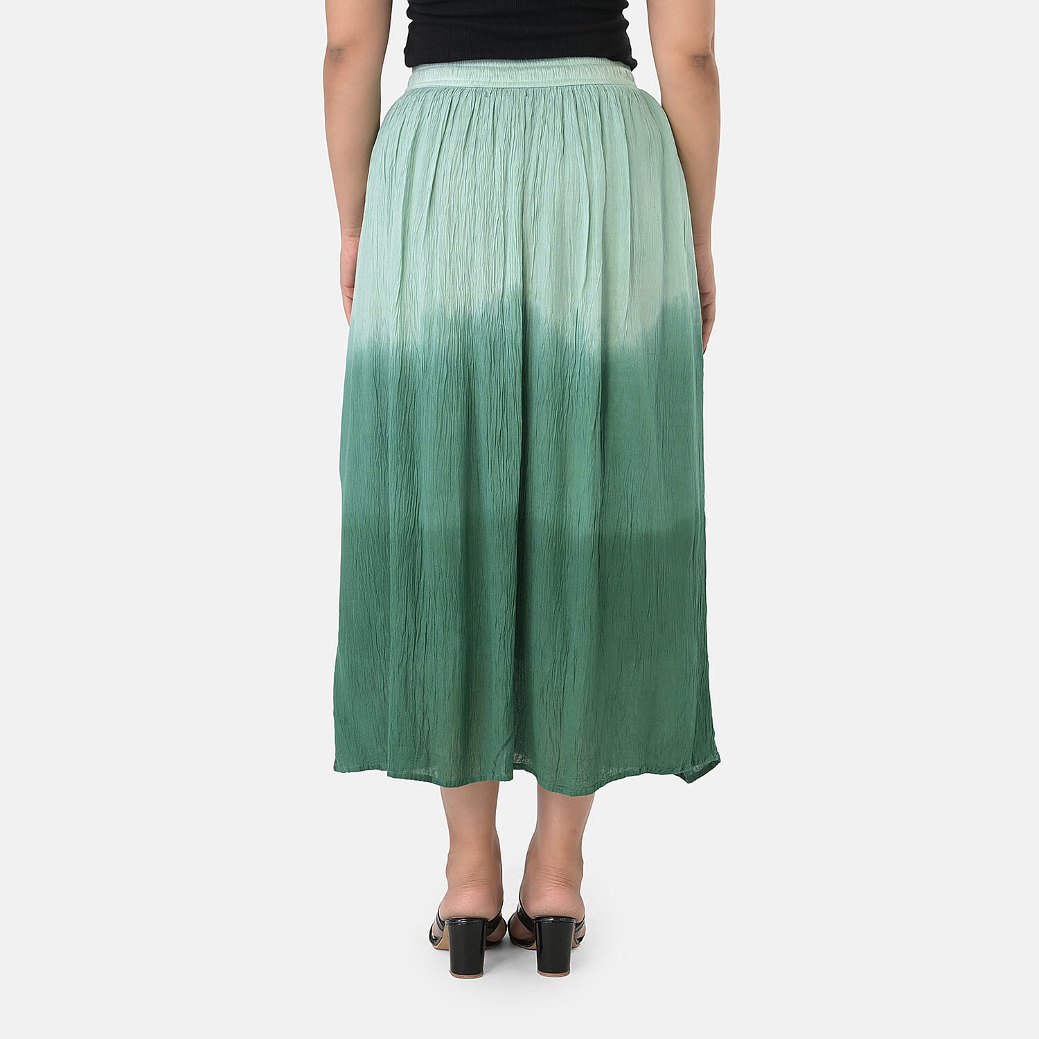 La Marey Rayon Crepe Patterned Skirt
