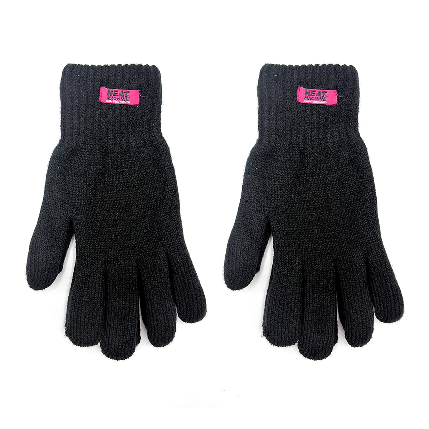 Heat Machine Ladies Acrylic Thermal Gloves (One Size) - Black