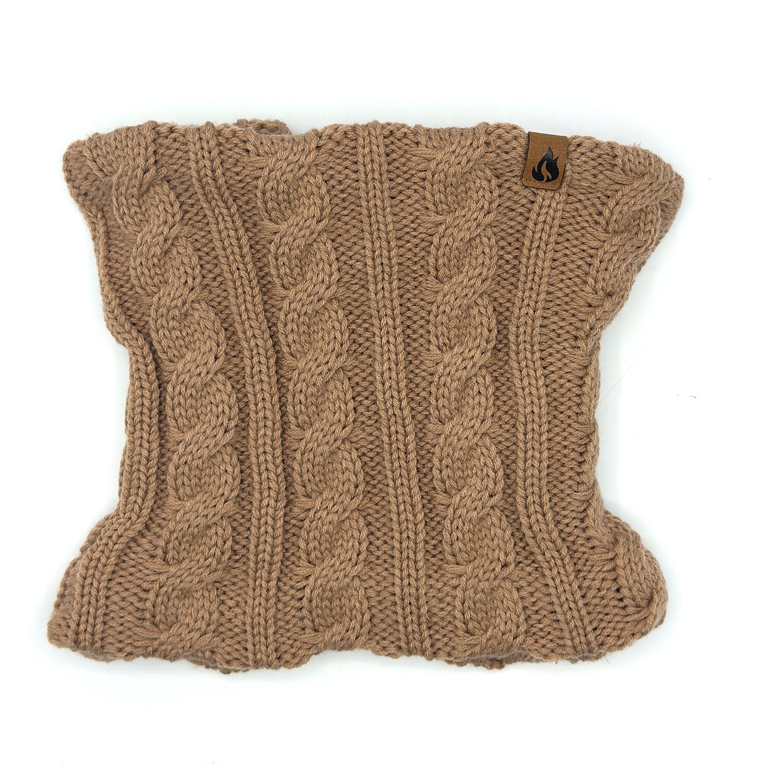 Ladies Cable Knit Fleece Lined Snood (One Size, 21 CM) - Blush Pink