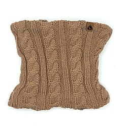 Ladies Cable Knit Fleece Lined Snood (One Size, 21 CM) - Black