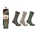 Mens 3 Pack ProHike Cushion Sole Wool Socks (UK 6-11) - Beige
