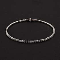 D'Joy Moissanite Bracelet (Size 6.5) in Rhodium Overlay Sterling Silver 2.68 Ct.