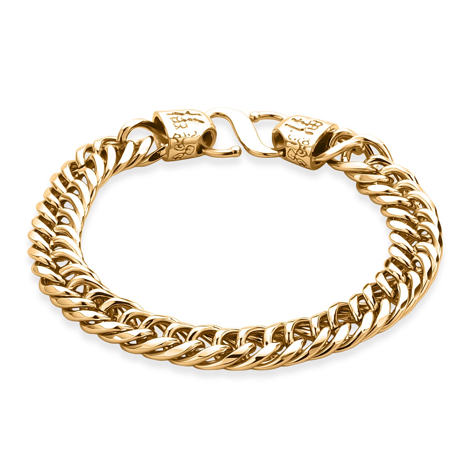 Fancy Bracelet (Size - 8.25) Pure Yellow Brass