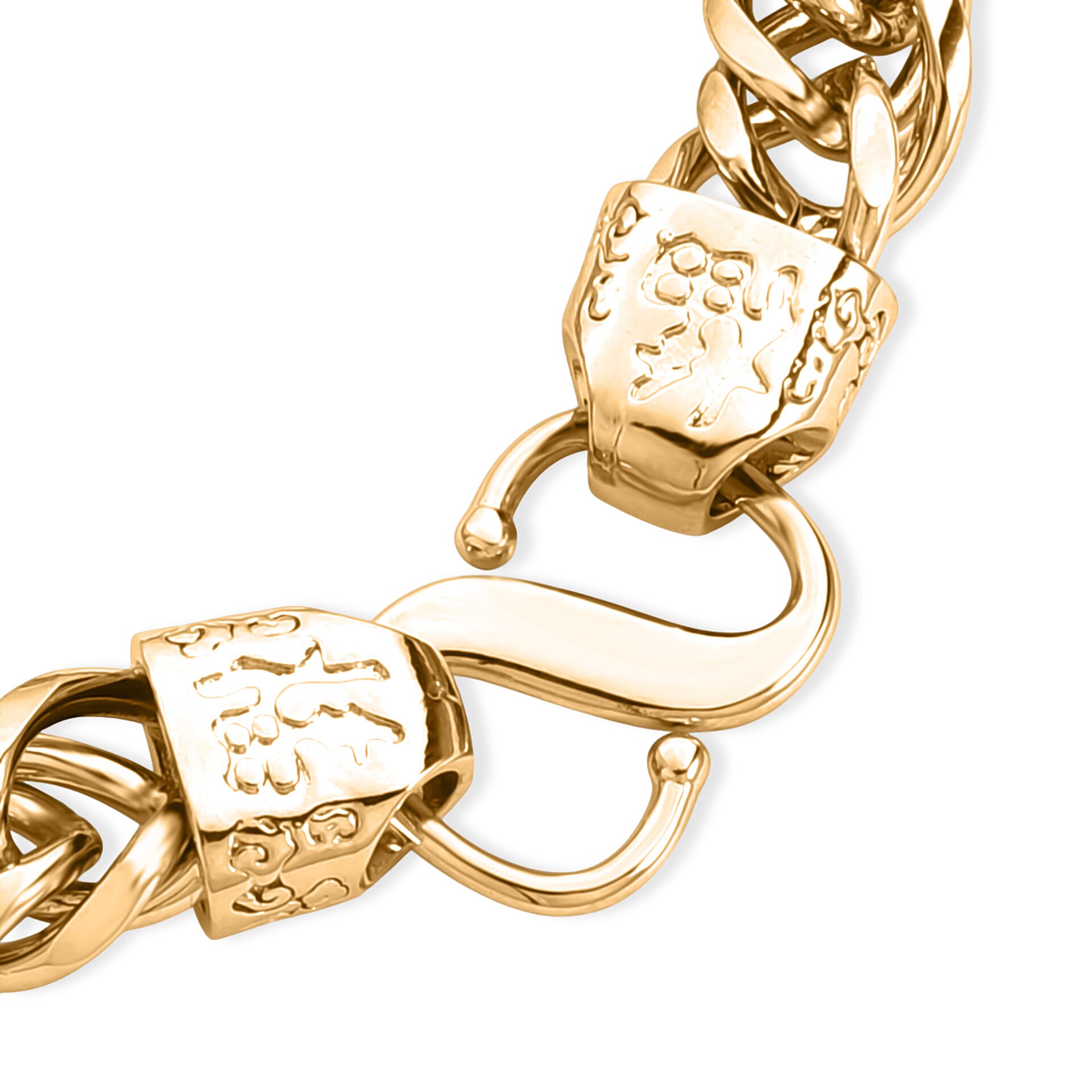 Fancy Bracelet (Size - 8.25) Pure Yellow Brass