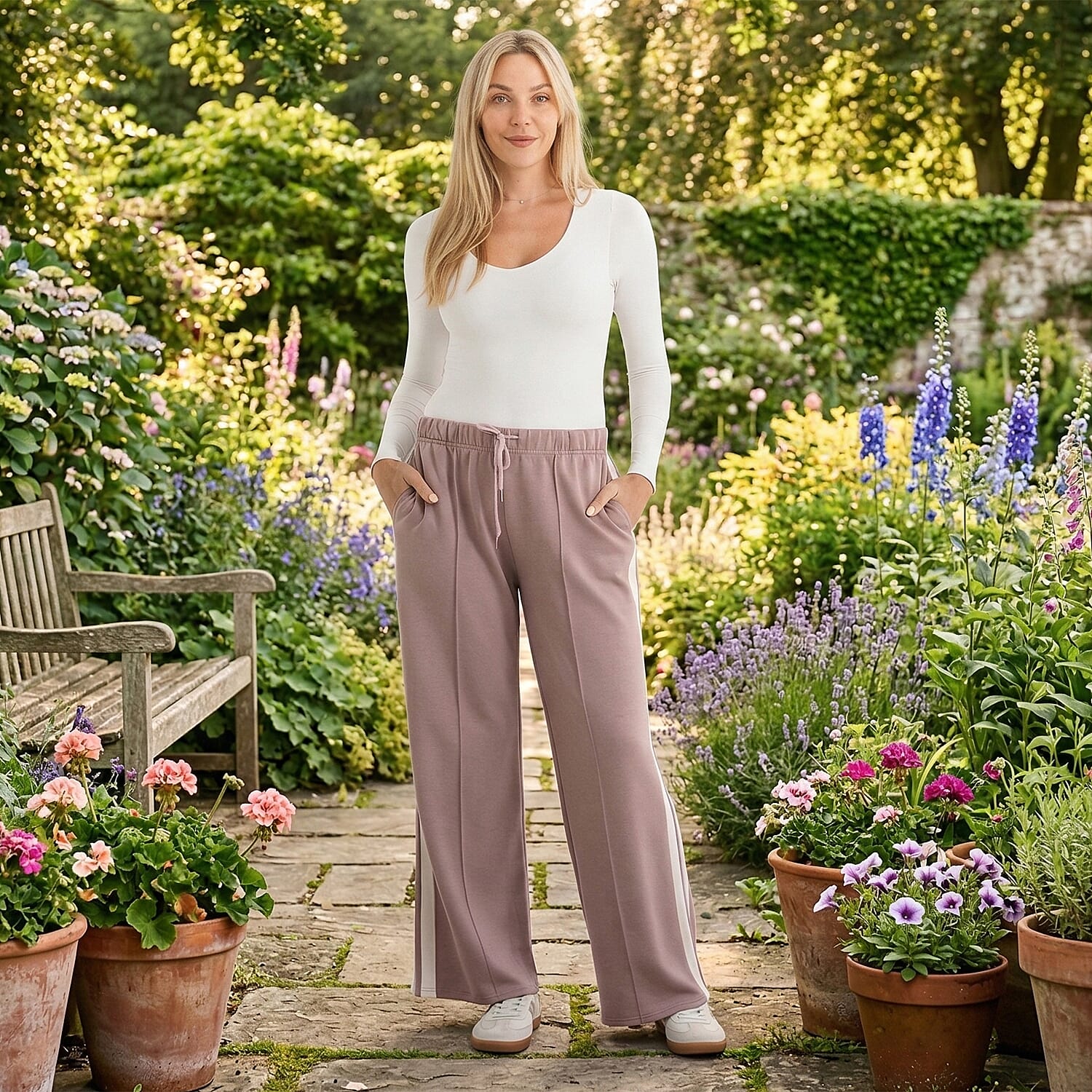 & Maisi Patterned Jean and Pant/Trouser