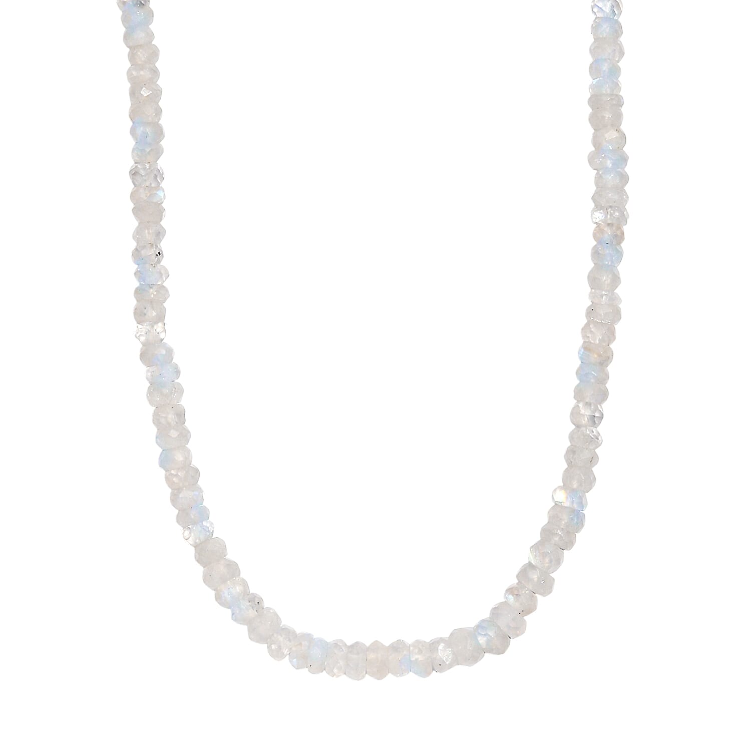 EverTrue Rainbow Moonstone Necklace (Size - 20) 65.00 Ct.
