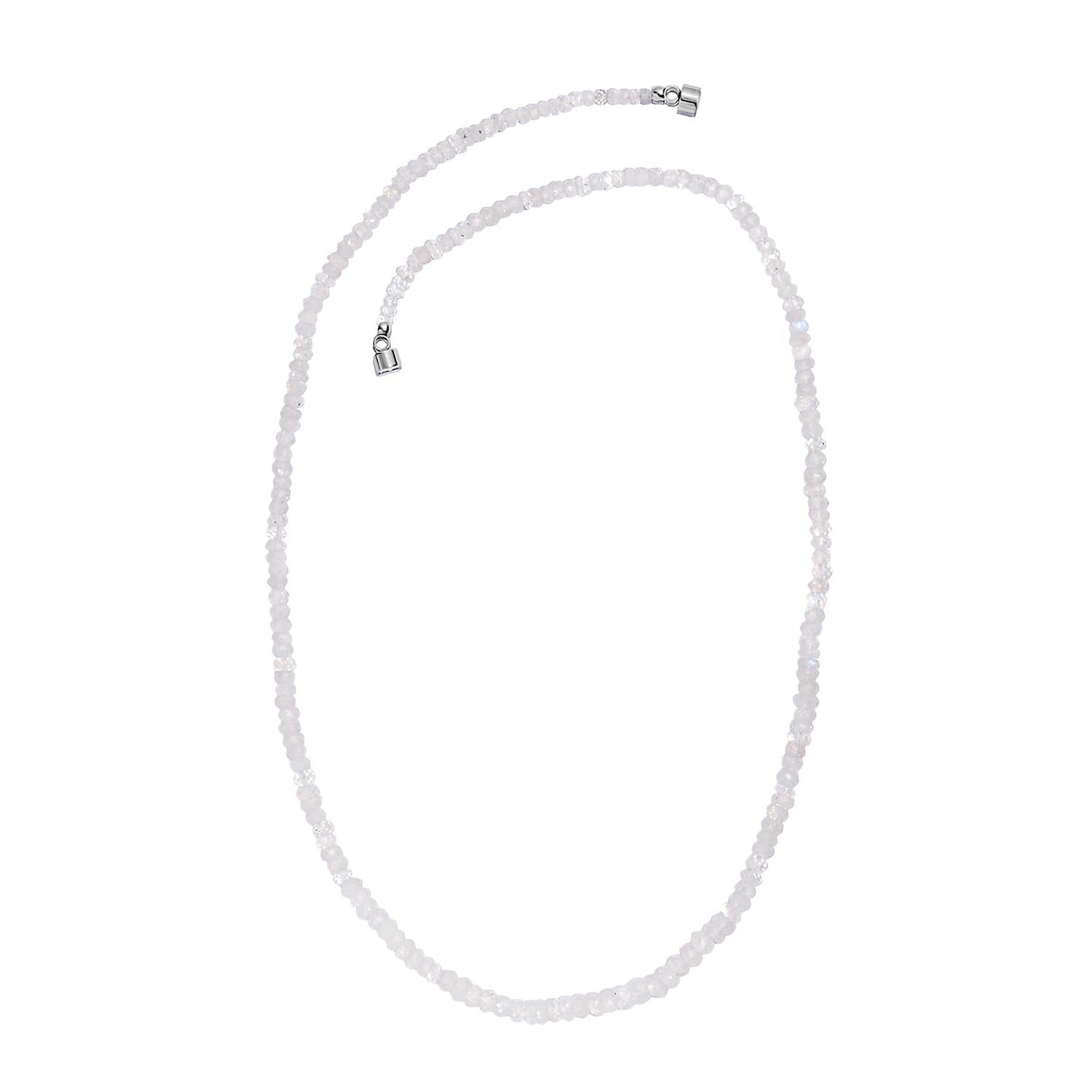EverTrue Rainbow Moonstone Necklace (Size - 20) 65.00 Ct.