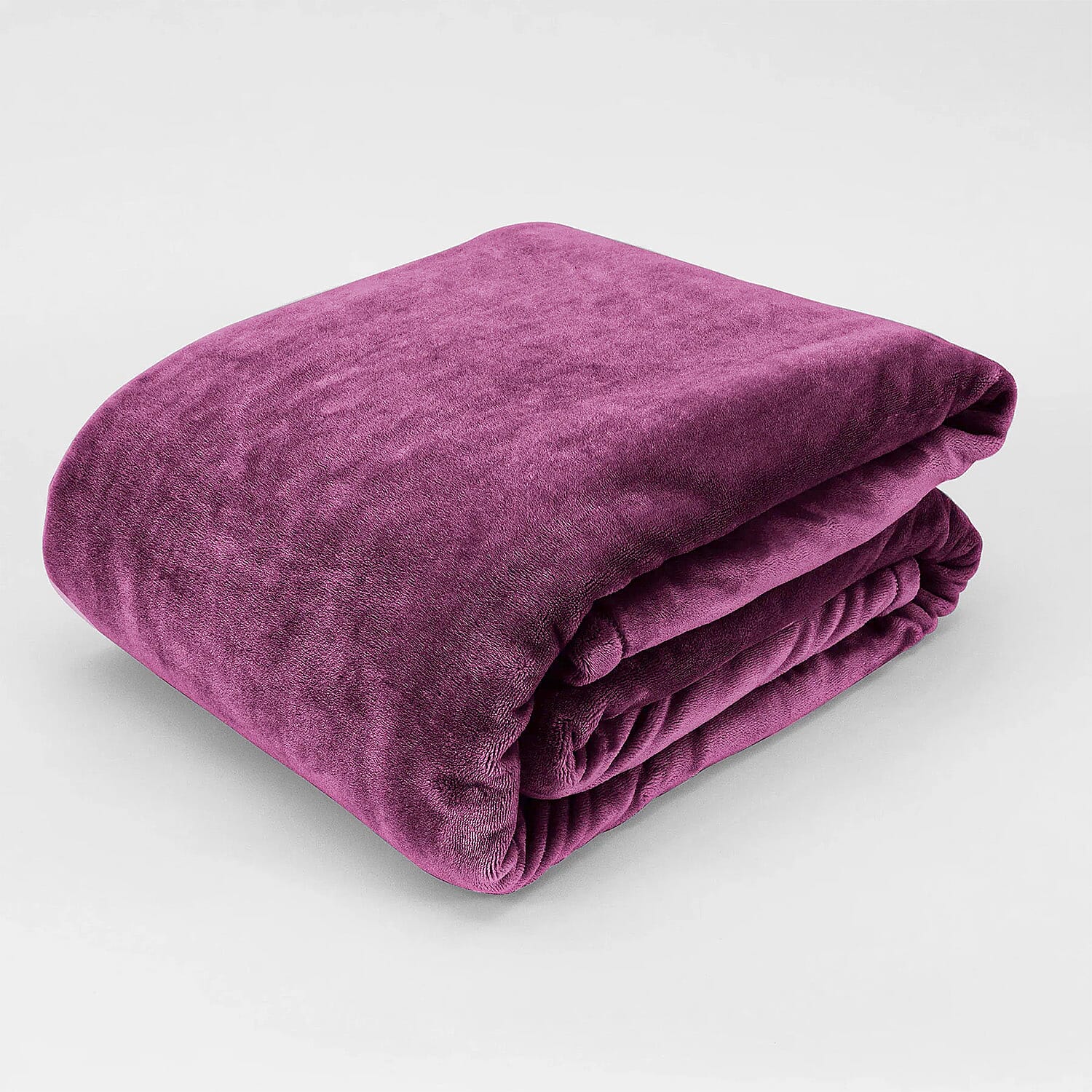 BIG CLOSEOUT OFFER - Ultra Luxurious Soft Velvet Touch Throw (Size 150 x 200 Cm) - Pink