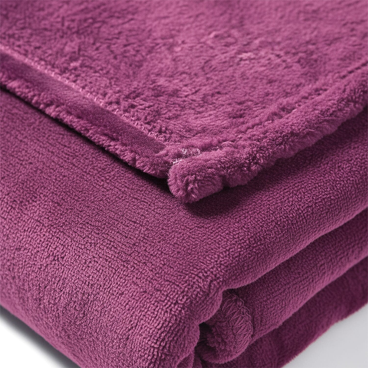 BIG CLOSEOUT OFFER - Ultra Luxurious Soft Velvet Touch Throw (Size 150 x 200 Cm) - Pink