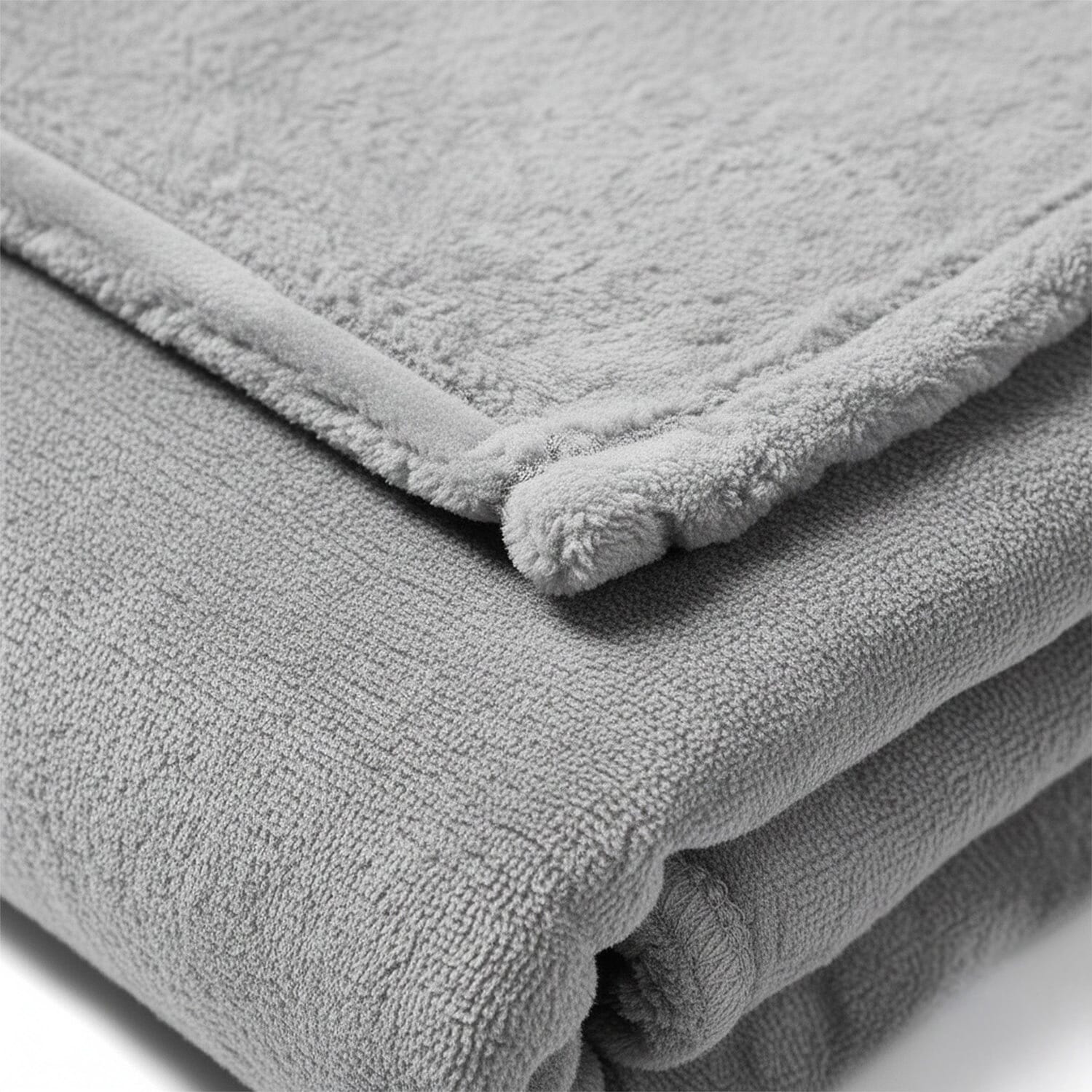 BIG CLOSEOUT OFFER - Ultra Luxurious Soft Velvet Touch Throw (Size 150 x 200 Cm) - Light Grey