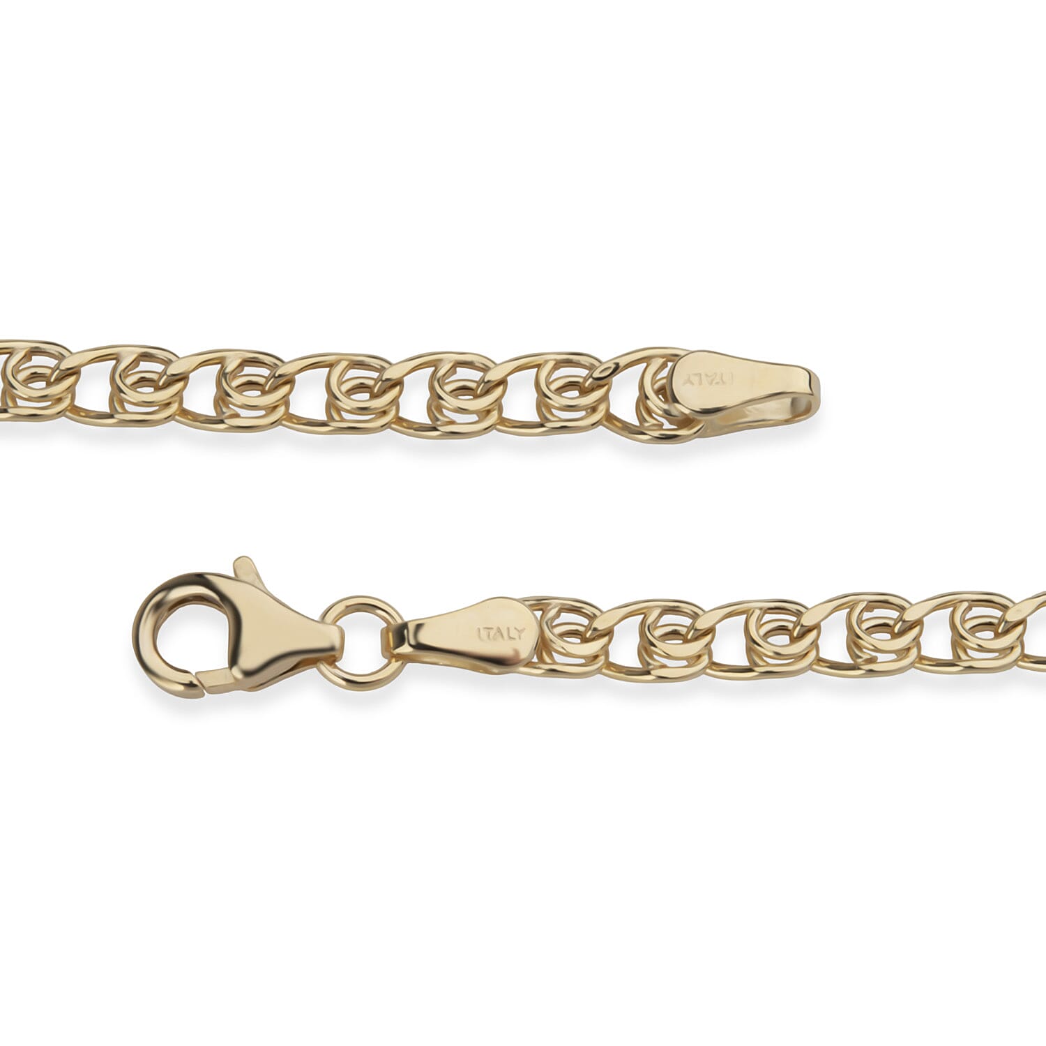 Maestro Collection - 9K Yellow Gold Infinity Link Bracelet (Size 7.5)