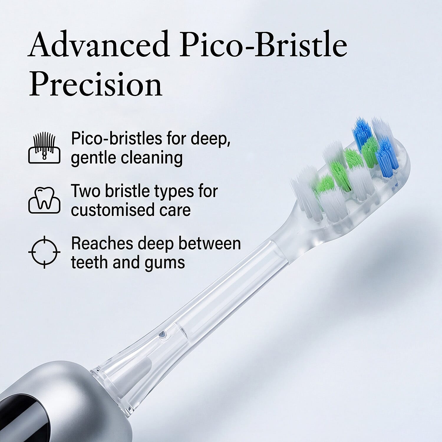 THE MOST AWAITED DEAL - Lab Life Sonic Toothbrush with UV Sanitisation Including 2 Brush Heads - Silver (Lifetime Warranty)