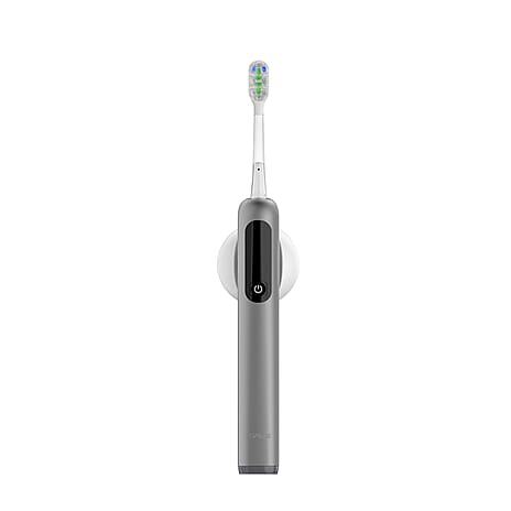 Lab Life Sonic Toothbrush with UV Sanitisation Including 2 Brush Heads - Silver (Lifetime Warranty)