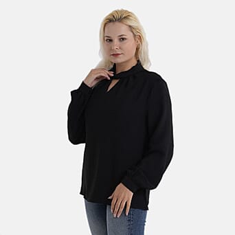 https://tjcuk.sirv.com/Products/83/7/8375618/Maisi-Patterned-Blouse-Size-Small-Black_8375618_2.jpg?w=342&h=342