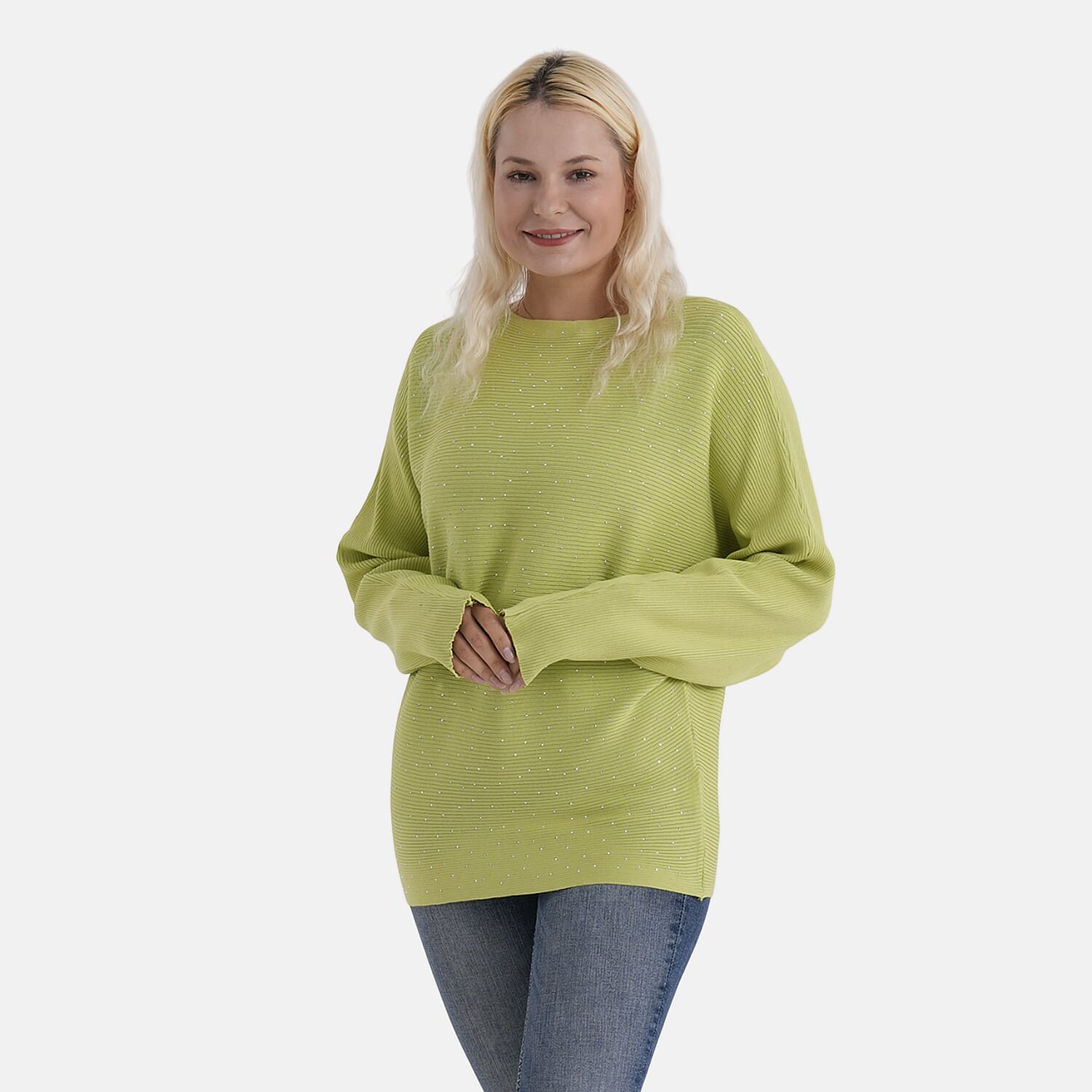 Maisi-Patterned-Jumper-Size-One-Size-Green
