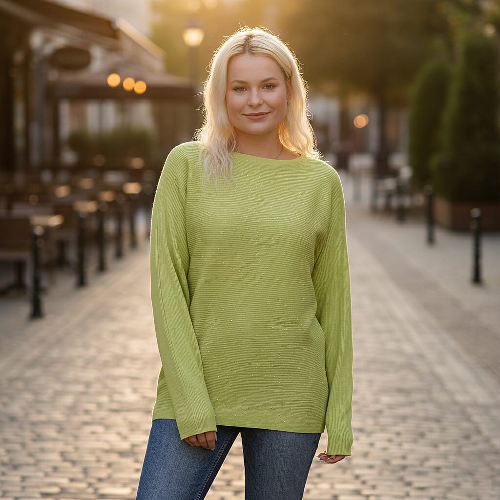 Maisi-Patterned-Jumper-Size-One-Size-Green