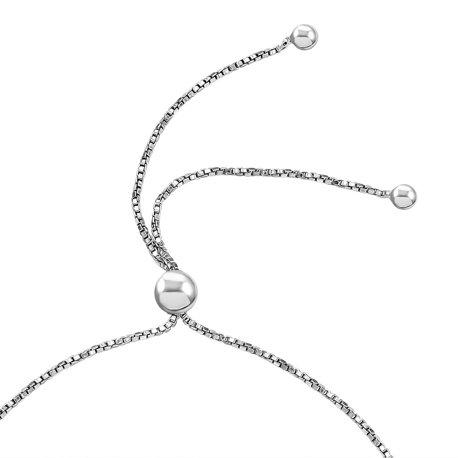 Luxuriant Lab Grown Diamond Fancy Bracelet in Rhodium OverlaySterling Silver  0.518  Ct.