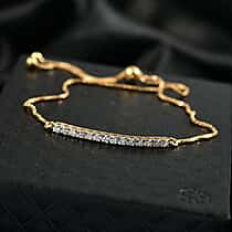 Luxuriant Lab Grown Diamond Bracelet in 18K Vermeil Yellow Gold Plated Sterling Silver 0.51 Ct.
