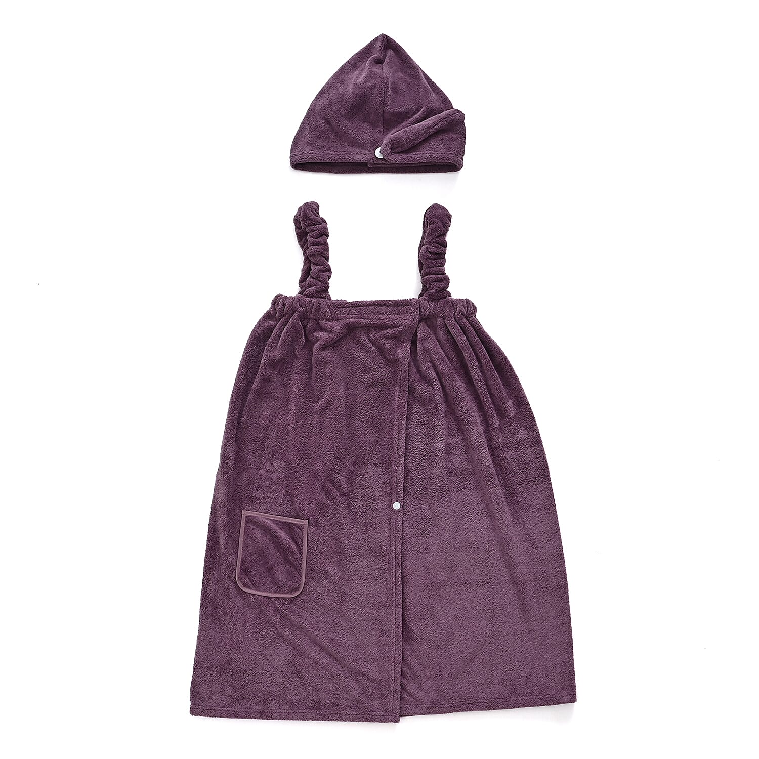 LIVMORE Patterned Towel (Size 140x1 cm) - Purple