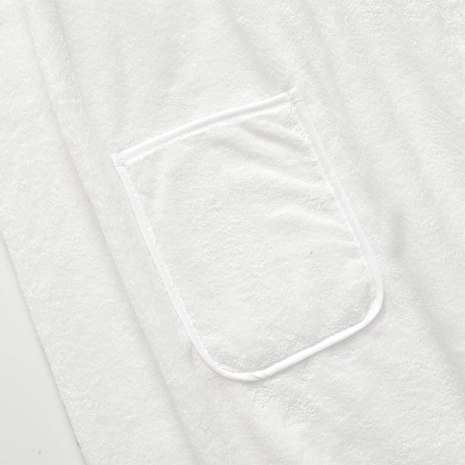 LIVMORE Patterned Towel (Size 140x1 cm) - White