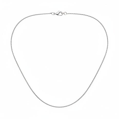 950 Platinum Spiga Necklace  (Size - 18)