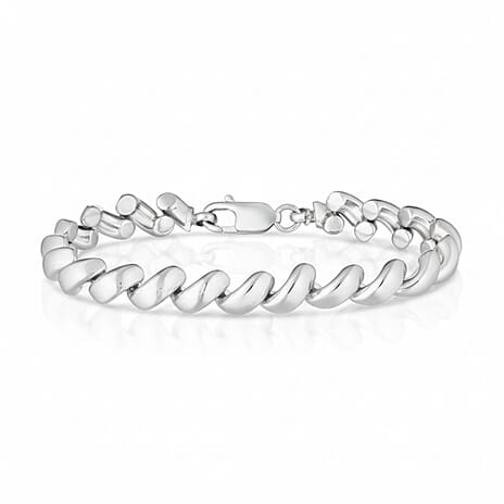 Sterling Silver San Marco Bracelet (Size 7.5)