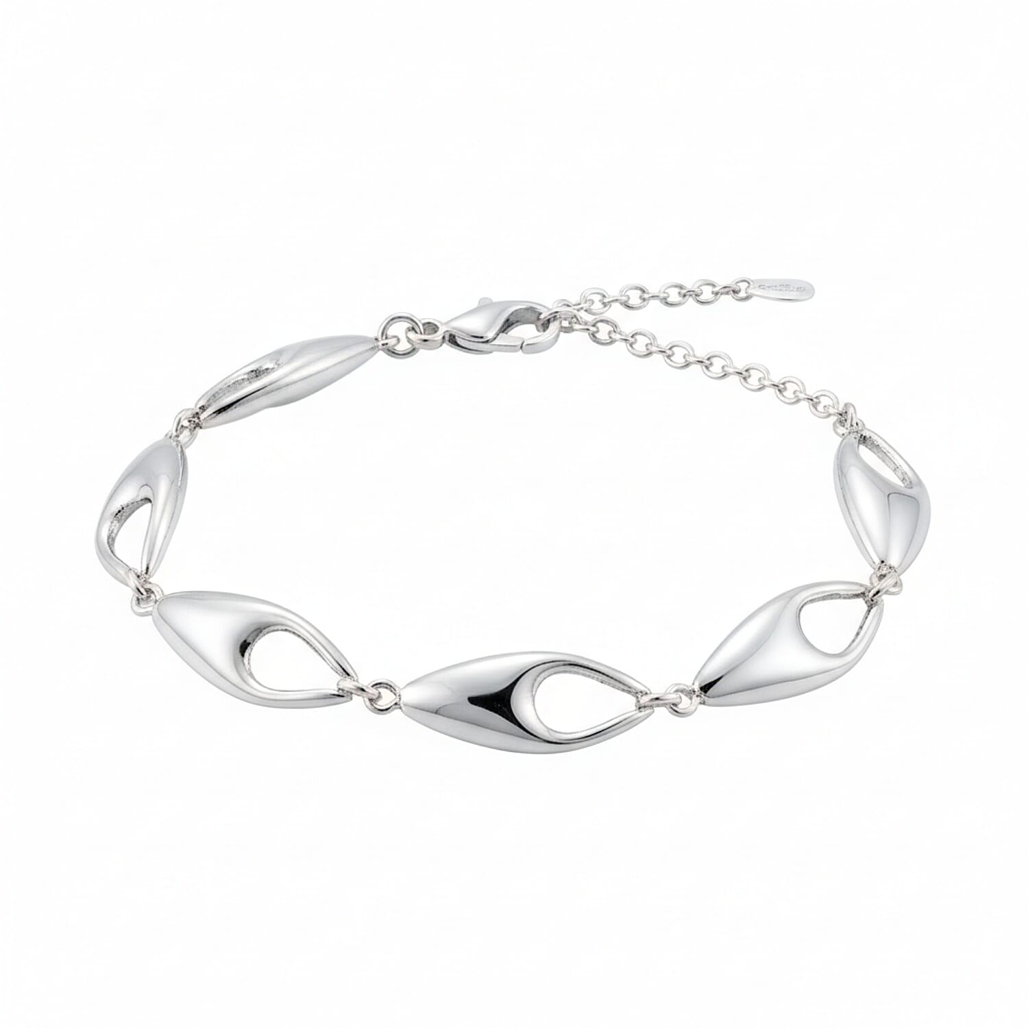 Designer Inspired-Sterling Silver Bracelet (Size 7.5)
