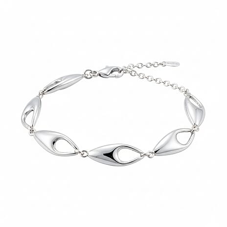 Designer Inspired-Sterling Silver Bracelet (Size 7.5)