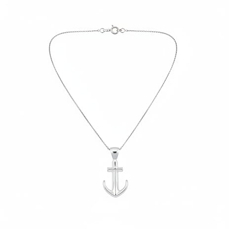 Sterling Silver Anchor Pendant