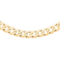 9K Yellow Gold SOLID Curb Necklace (Size 20) with Lobster Clasp, Gold Wt. 17.50 Gms.