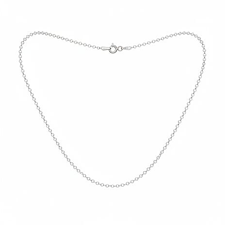 Sterling Silver Belcher Necklace (Size 36)