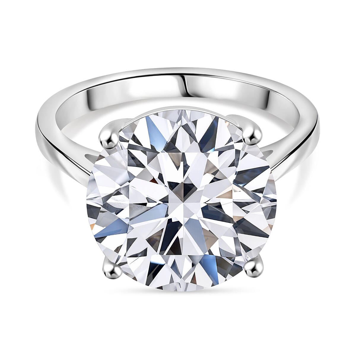 Luxuriant 950 Platinum IGI Certified Lab Grown Diamond (VS-2F) Ring 10.07 Ct, Platinum Wt. 9.59 Gms.