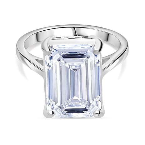 Luxuriant 950 Platinum IGI Certified Lab Grown Diamond (VS-1F) Ring 10.01 Ct, Platinum Wt. 9.60 Gms.