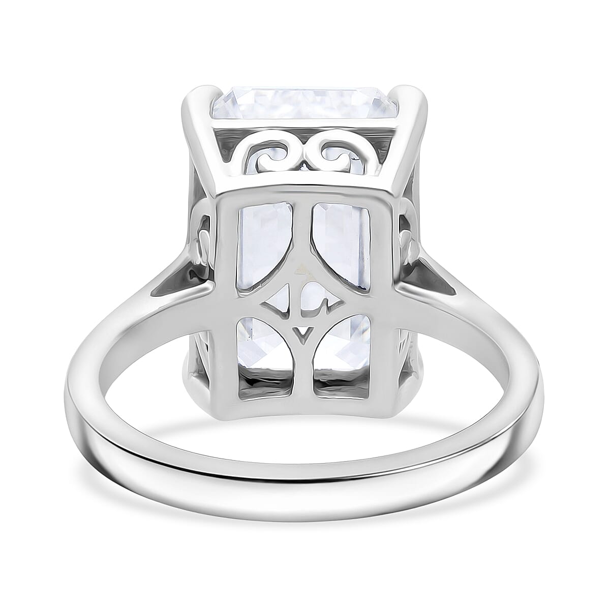 Luxuriant 950 Platinum IGI Certified Lab Grown Diamond (VS-1F) Ring 10.01 Ct, Platinum Wt. 9.60 Gms.