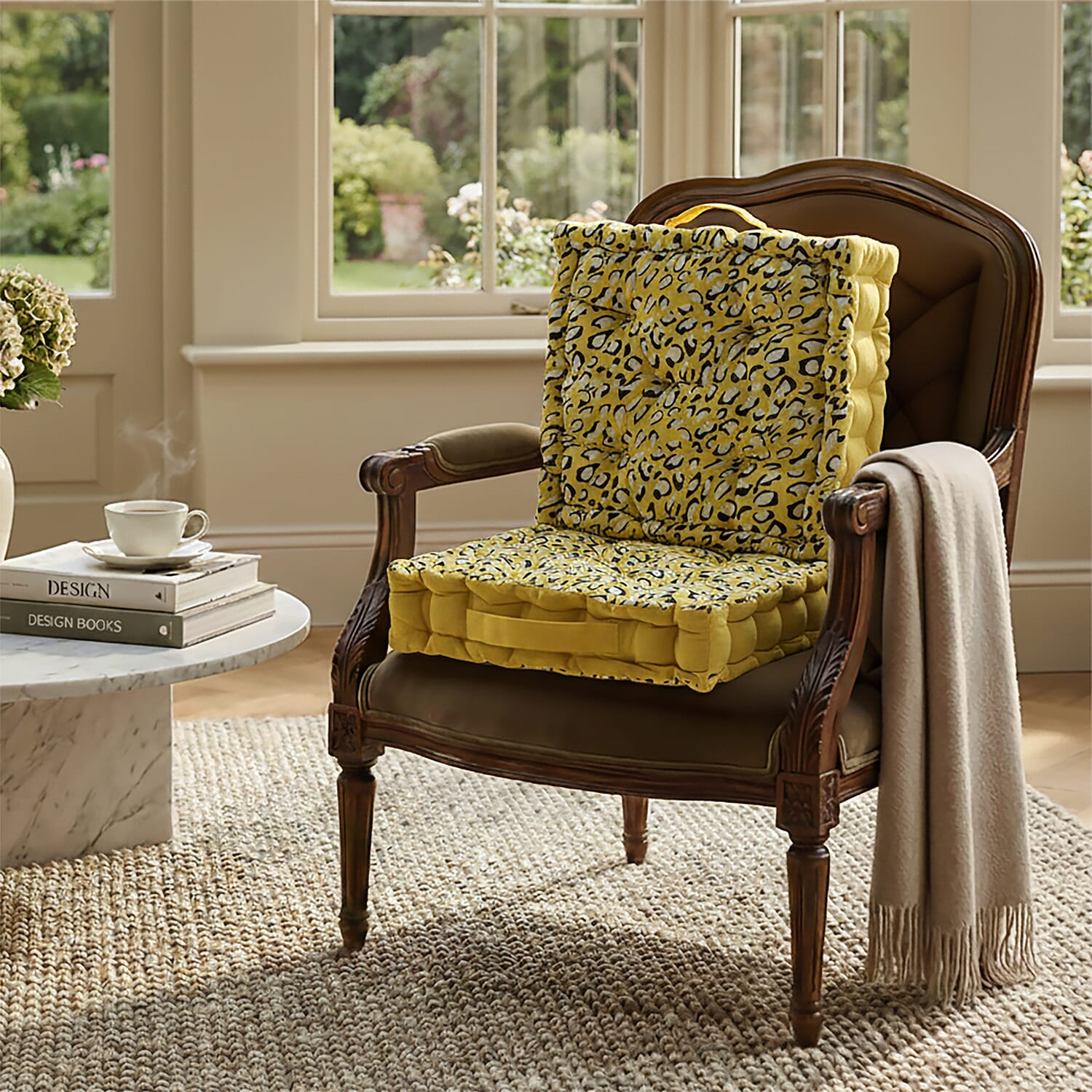 Bliss-Beyond-Cotton-Printed-Cushion-Cover-Size-40x8-cm-Yellow