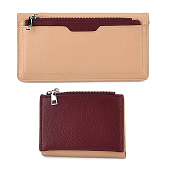 https://tjcuk.sirv.com/Products/83/7/8377008/La-Marey-PU-Patterned-Wallet-Size-19x10x2-cm-Khaki-Burgundy_8377008.jpg?w=342&h=342