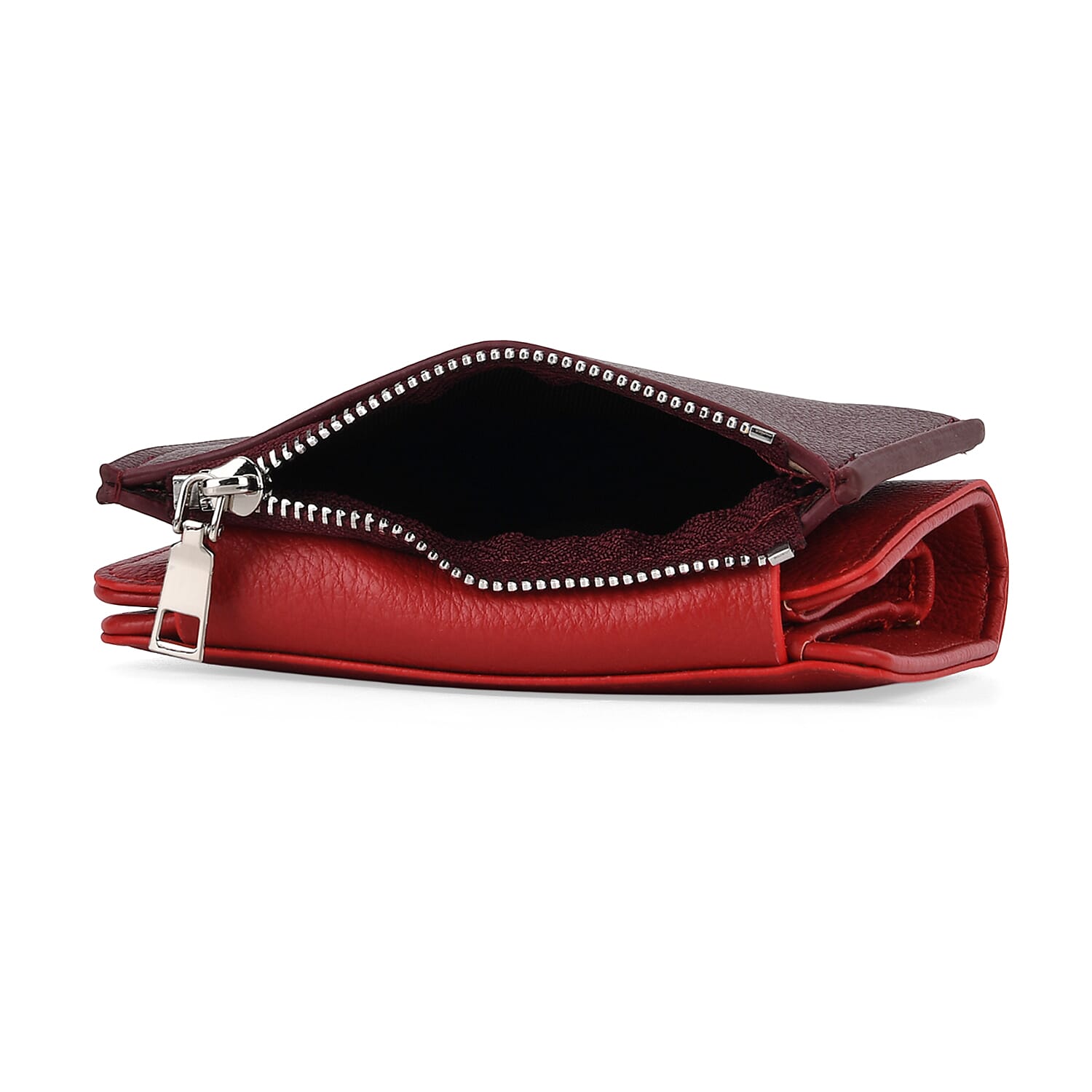 La Marey PU Patterned Wallet (Size 19x10x2 cm) - Red