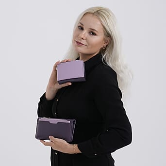 https://tjcuk.sirv.com/Products/83/7/8377063/La-Marey-PU-Patterned-Wallet-Size-19x10x2-cm-Dark-Purple_8377063_2.jpg?w=342&h=342