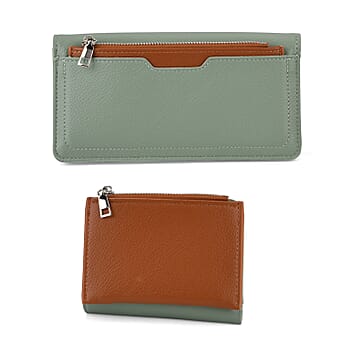 https://tjcuk.sirv.com/Products/83/7/8377064/La-Marey-PU-Patterned-Wallet-Size-19x10x2-cm-Green-Brown_8377064.jpg?w=342&h=342