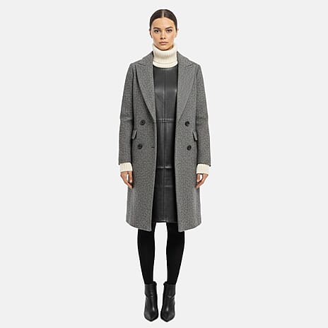 Close Out Boutique Collection Faux Leather Dress (Size 8) - Black