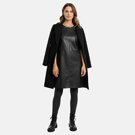 Closeout Deal PVC Dress (Size - 18) - Black