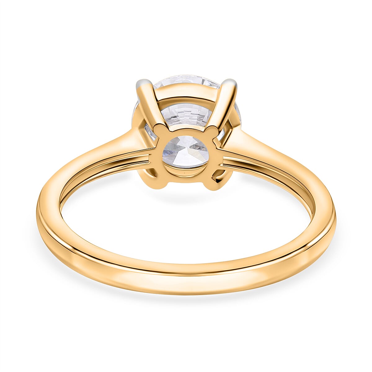 BLACK FRIDAY FINALE DEAL - 9K Yellow Gold Lab Grown Diamond (I1-I2-GH) Solitaire Ring 2.00 Ct.