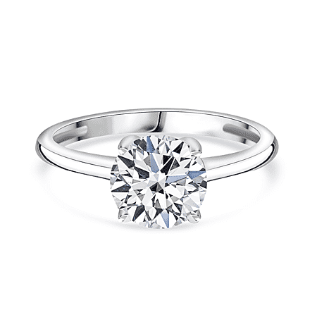 9K White Gold I1-GH Lab Grown Diamond Ring 2 Ct. 9K White Gold I1-GH Lab Grown Diamond Ring 2 Ct.